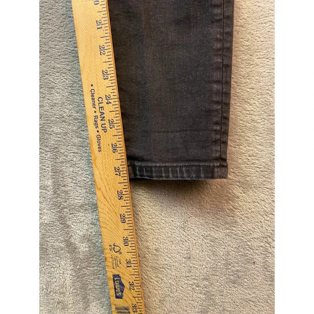 LOFT Outlet Modern Skinny Jeans Charcoal Black Denim Size 4